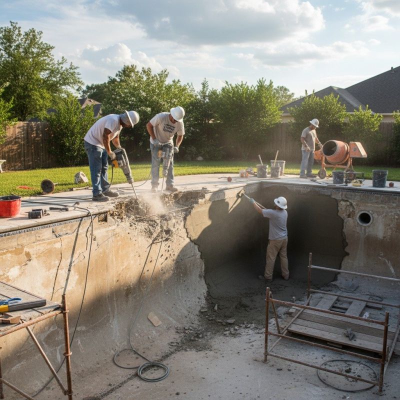 Concrete Pool Deck Service